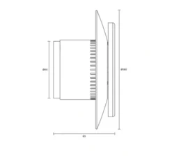 Applique|Enfants*Pholc Applique murale, Lille 18, , Ø18cm, P9,3cm - vanille