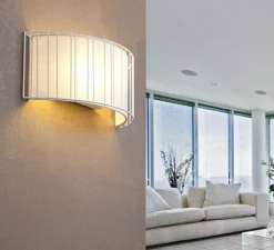 Applique*Faro Applique murale, LINDA, , L38cm, H16cm - blanc