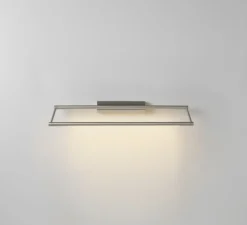 Applique murale, link 525, Nickel satiné, LED, 2700K, 540lm, L52,5cm, H4,4cm - Cvl