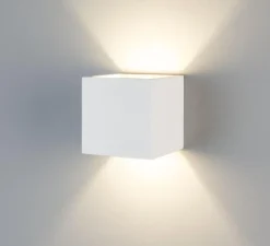 Applique*Mullan Lighting Applique murale, Lisbon, , Ø11.5cm, H11.5cm - blanc