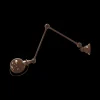 Applique*Jieldé Applique murale, Loft 2 bras, D4401, , Ø15cm, L80cm - chocolat, brillant