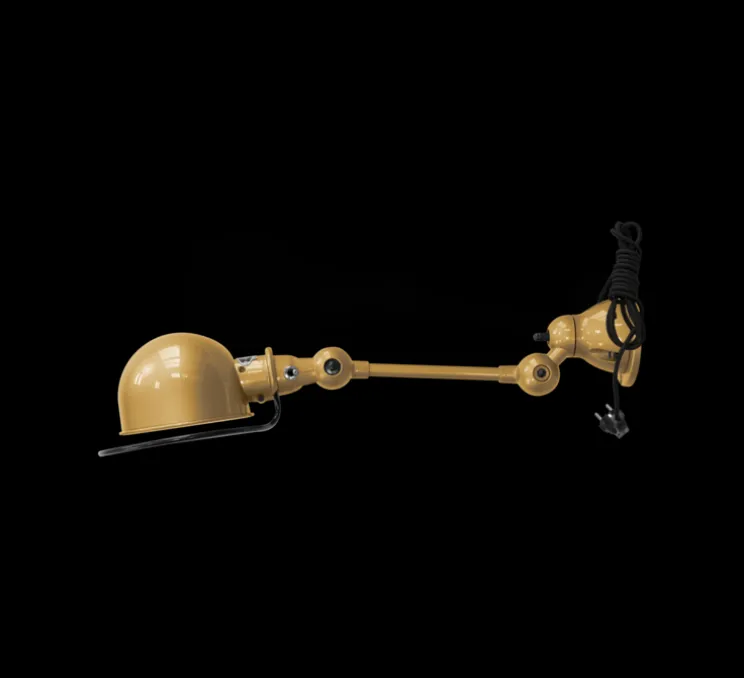 Applique murale, Loft 1 bras, D2501, or nacré, L40cm, H25cm - Jieldé