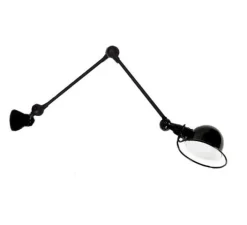 Applique*Jieldé Applique murale, Loft 2 bras, D4401, mat, Ø15cm, L80cm - noir