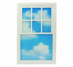 Applique*Seletti Applique murale, Loft Window, , L57cm, H90cm - bleu ciel