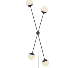 Applique*Rubn Applique murale, Lord X, , Ø25cm, H200cm - noir, opal