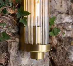 Applique*Mullan Lighting Applique murale, Louise, , Ø10cm, H47cm - laiton satiné