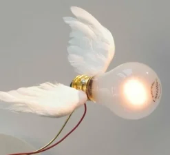 Enfants|Applique*Ingo Maurer Applique murale, Lucellino NT LED, , Ø26cm, H26cm - blanc, rouge