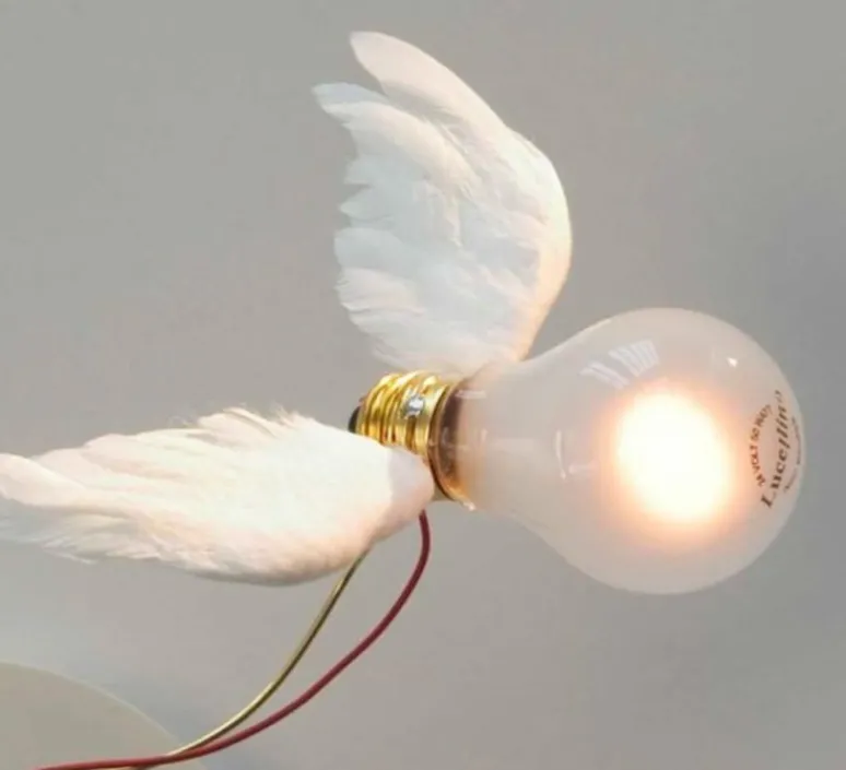 Enfants|Applique*Ingo Maurer Applique murale, Lucellino NT LED, , Ø26cm, H26cm - blanc, rouge