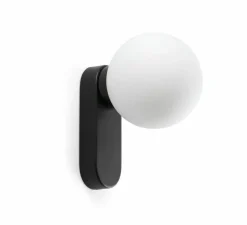 Applique*Faro Applique murale, Mabe, , IP44, LED, 3000K, 503 lm, L12cm, H19cm - noir