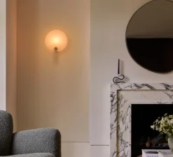 Applique*Tala Applique murale, Magma Small, , Ø30cm, P10cm - laiton, verre opalin