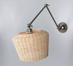 Applique*Mullan Lighting Applique murale, Manila Large, , L30cm, H65cm - argent antique