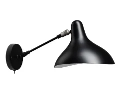 Applique*DCW éditions Paris Applique murale, Mantis BS5 SW,avec interrupteur, , L22cm, H20,5cm - noir