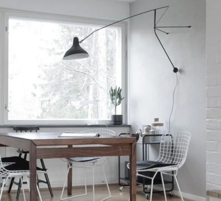 Applique*DCW éditions Paris Applique murale, Mantis BS2, , L153cm, H68cm - Dcw editions noir