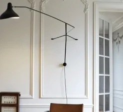 Applique*DCW éditions Paris Applique murale, Mantis BS2, , L153cm, H68cm - Dcw editions noir