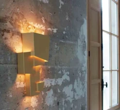 Applique*DCW éditions Paris Applique murale, MAP 1, , LED, 2700K, 1000lm, L17cm, H33cm - laiton