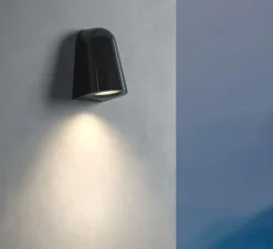 Applique*Astro Applique murale, Mast Light Coastal, , IP44, Ø8,9cm, H13,7cm - vernis noir brillant