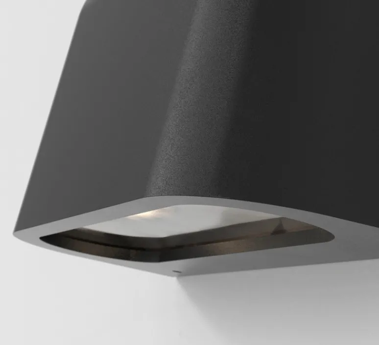 Applique*Astro Applique murale, Mast Twin, , IP44, L23cm, H13,3cm - noir texturé