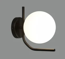 Applique*ACB Applique murale, Maui, , IP44, L15cm, H20,7cm - noir