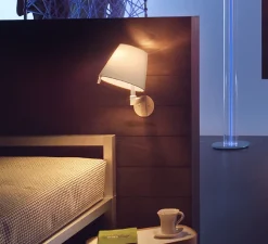 Applique murale, Melampo, gris, L23cm, H35cm, 2800K, 468lm - Artemide