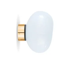 Applique*Tom Dixon Applique murale, Melt Mini, , LED, dim, 3000K, 800 lm, Ø25cm, H28cm - opal, doré