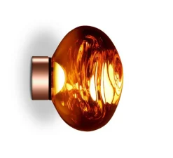 Applique*Tom Dixon Applique murale, Melt Mini, , LED, 3000K, 800lm, L30cm, H29cm - cuivre