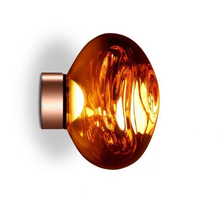 Applique*Tom Dixon Applique murale, Melt Mini, , LED, 3000K, 800lm, L30cm, H29cm - cuivre