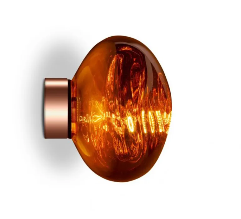 Applique*Tom Dixon Applique murale, Melt Mini, , LED, 3000K, 800lm, L30cm, H29cm - cuivre