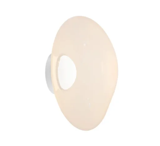 Applique murale, Melt, opal, argent, LED, dim, 3000K, 800 lm, Ø28cm, H50cm - Tom Dixon