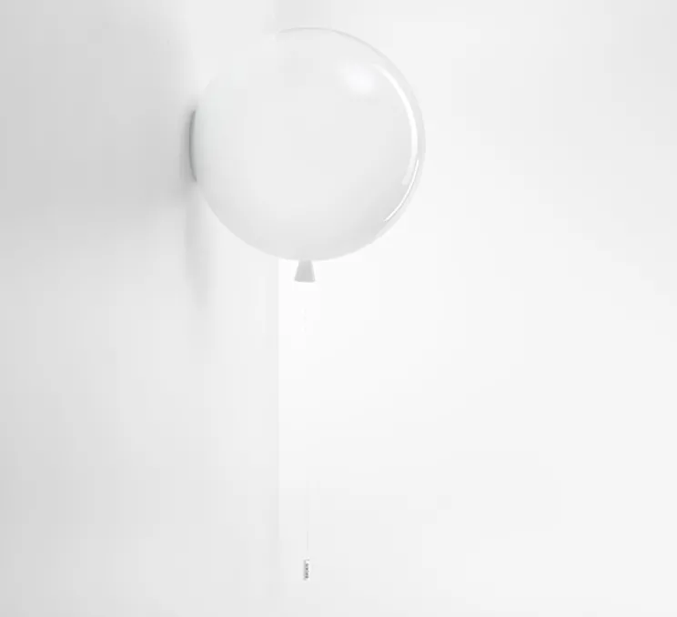 Applique murale, Memory 400, blanc brillant, Ø40cm, H41,5cm - Brokis