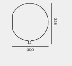 Applique murale, Memory, blanc glossy, H31,75cm - Ø30cm - Brokis