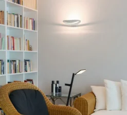 Applique*Artemide Applique murale, Mesmeri, , LED, 2700K, 2450lm, dimmable, L34cm, H7,9cm - blanc