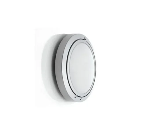 Applique*Luceplan Applique murale, Metropoli, D2027P1, , IP65, Ø27cm, H10cm - aluminium peint