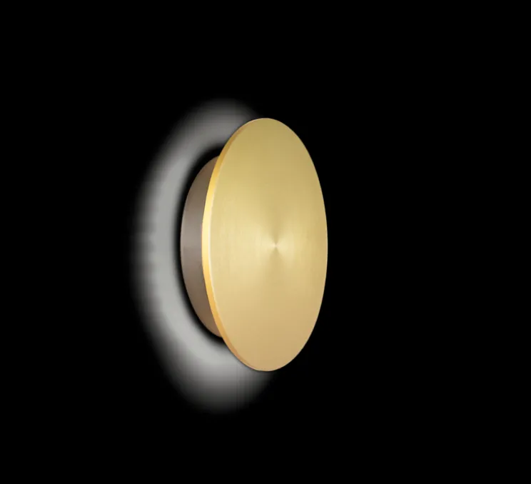 Applique murale, Miles 2.0, or, LED, 390lm, 3000k, Ø19cm, H3,7cm - Wever&Ducré