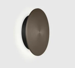 Applique*Wever&Ducré Applique murale, Miles 2.0 Round, , LED, dim, 2700K, 530 lm, L19cm, H19cm - bronze