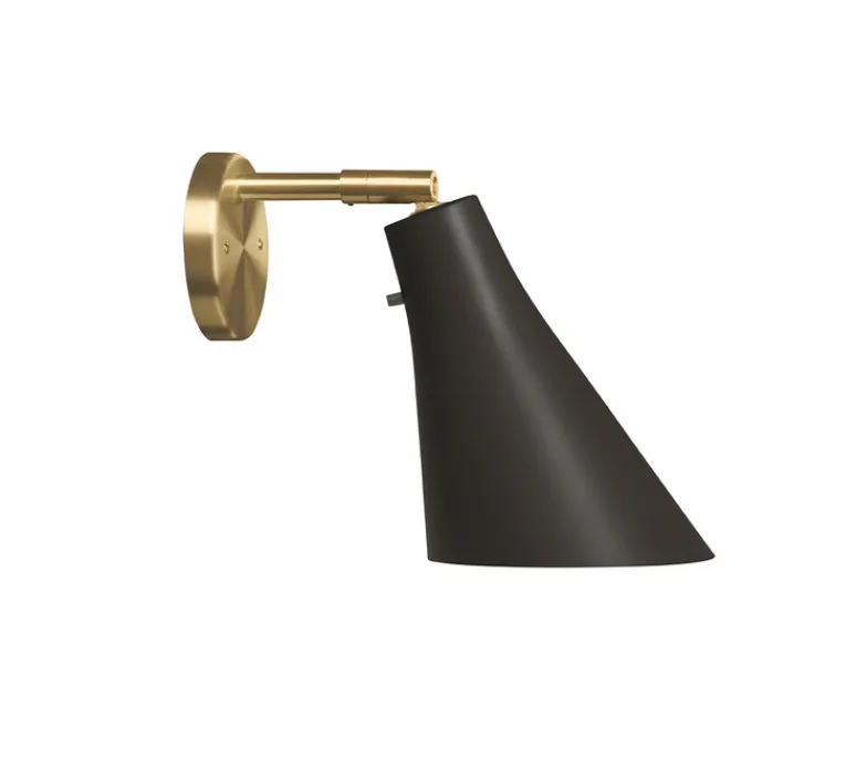 Applique*Rubn Applique murale, Miller Direct, , L20,5cm, H23cm - Noir, laiton