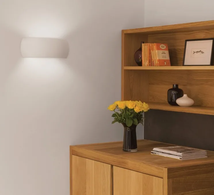 Applique murale, Milo, blanc céramique, L31cm, H13cm - Astro