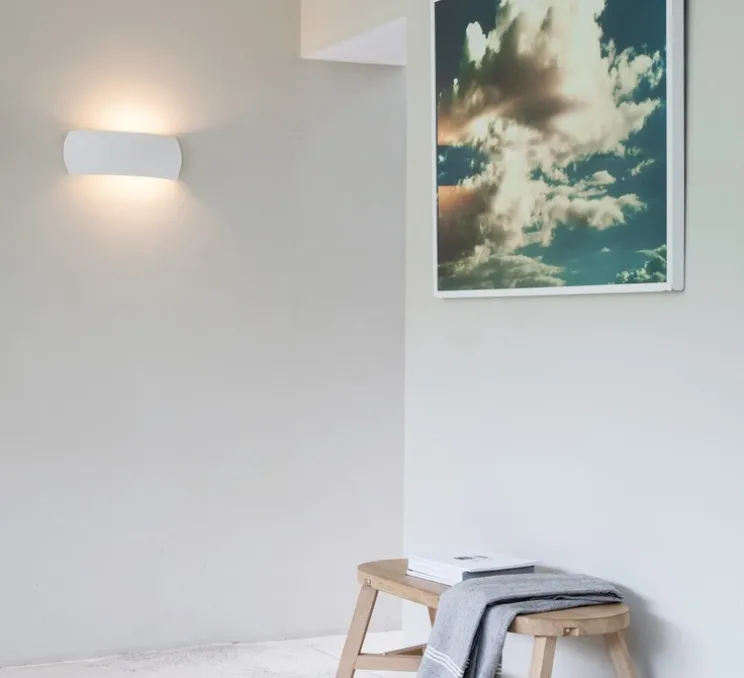 Applique murale, Milo, blanc céramique, L31cm, H13cm - Astro