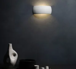 Applique murale, Milo, blanc céramique, L31cm, H13cm - Astro