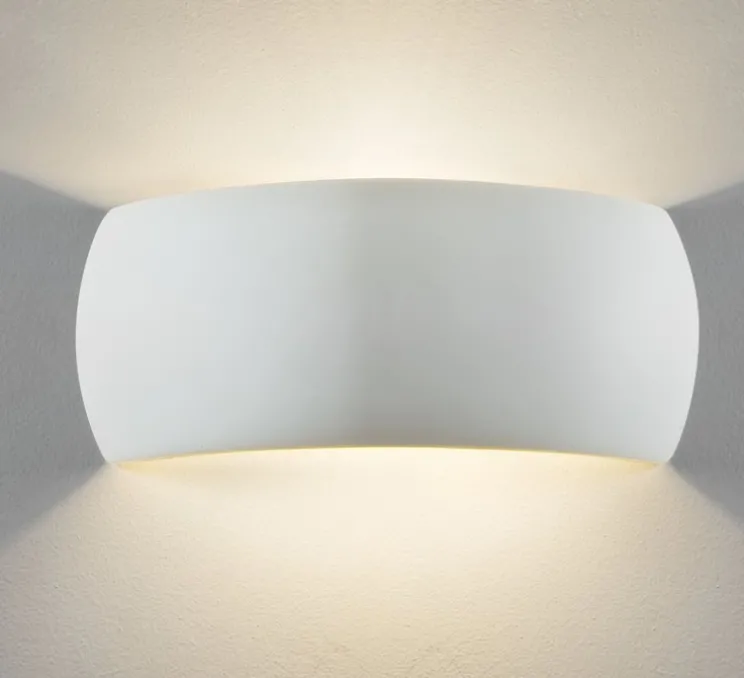Applique murale, Milo, blanc céramique, L31cm, H13cm - Astro