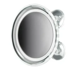 Applique*Decor Walther Applique murale, MIROIR COSMÉTIQUE BS 18 TOUCH AVEC VENTOUSES, , LED, 6000K, 250 lm, Ø6,5cm, H20cm - chrome