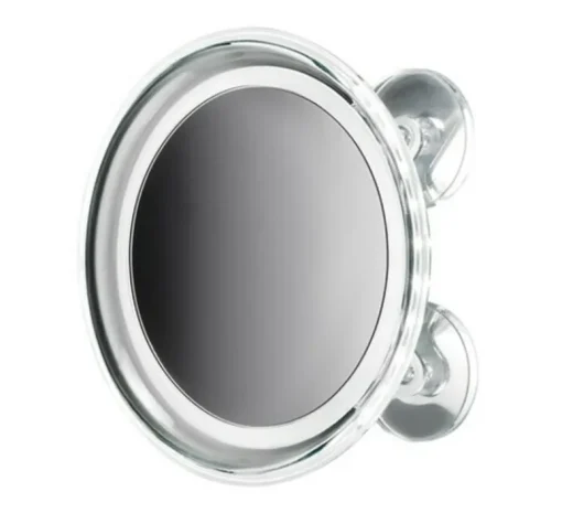 Applique*Decor Walther Applique murale, MIROIR COSMÉTIQUE BS 18 TOUCH AVEC VENTOUSES, , LED, 6000K, 250 lm, Ø6,5cm, H20cm - chrome