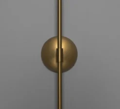 Applique*Schwung Applique murale, Miron , , L15cm, H75cm - laiton brossé