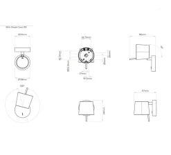 Applique*Astro Applique murale, Miura, base , abat-jour , LED, 2700k, 367 lm, L11cm, H14,9cm - laiton