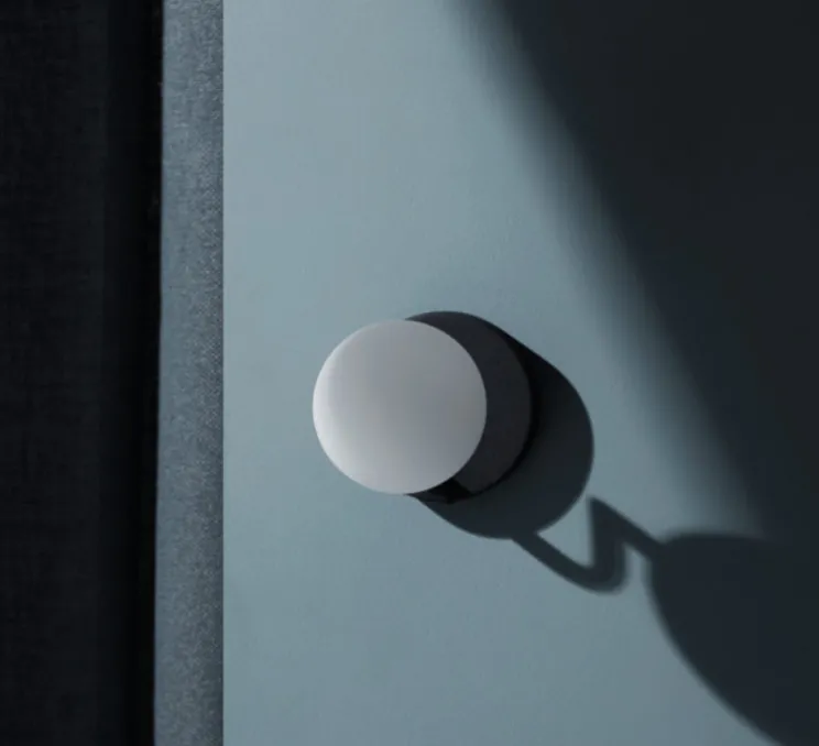 Applique murale, Mobil 12, noir, en saillie, L12cm, H12cm - PHOLC