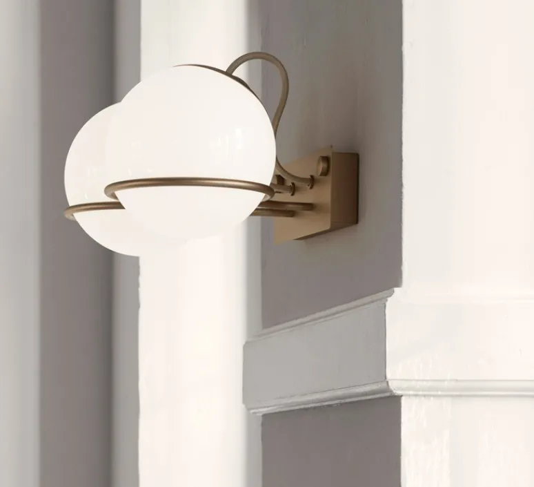 Applique*Astep Applique murale, Model 238/2, , L45cm, H32cm - champagne