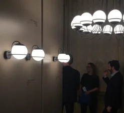 Applique*Astep Applique murale, Model 237/1, , L14cm, H20,3cm - noir