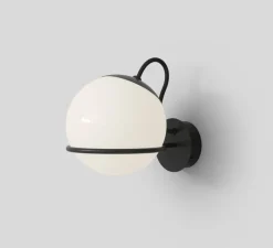 Applique*Astep Applique murale, Model 237/1, , L14cm, H20,3cm - noir