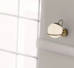 Applique*Astep Applique murale, Model 238/1, sans interrupteur, , L20cm, H21cm - champagne