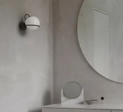 Applique*Astep Applique murale, Model 238/1 sans interrupteur, , L20cm, H30cm - noir