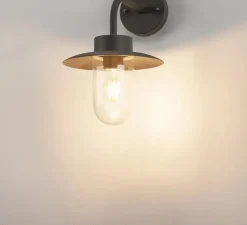 Applique murale, Molat, anthracite, IP44, L27cm, H23cm - SLV